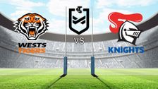 Wests Tigers vs Newcastle Knights