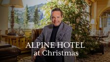 Alpine Hotel at Christmas