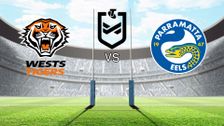 Wests Tigers vs Parramatta Eels