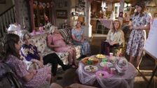 S6 E12: A Baby Shower and a Testosterone-Rich Banter