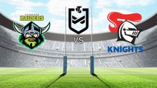 Canberra Raiders vs Newcastle Knights