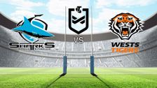 Cronulla-Sutherland Sharks vs Wests Tigers