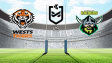 Wests Tigers vs Canberra Raiders